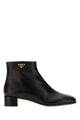 Prada Black Nappa Leather Ankle Boots