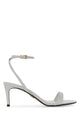 Prada White Leather Sandals