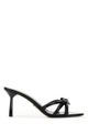 Prada Black Leather Mules