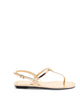Prada Leather Flat Sandals