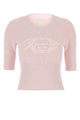 Givenchy 3/4 Sleeves Ribbed Bottom Sweater