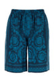 Versace Shorts Silk Twill Fabric Barocco 92 Print