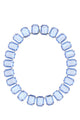 Swarovski Re Millenia:all Ard L Blu/Rhs