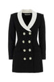 Self Portrait Black Tailored Blazer Mini Dress