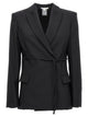 Nensi Dojaka Double Breast Drawstring Blazer Jacket