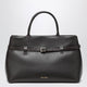 Manu Atelier Le Cambon 35 Bag In Bitter Brown Leather