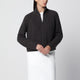 Lisa Yang Dark Green Sadie Zip-Up Cashmere Cardigan
