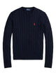 Polo Ralph Lauren Cotton Cable Knit Crew Neck Jumper
