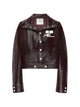 Courregès Reedition Jacket In Burgundy Vinyl