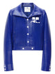 Courregès Mineral Blue Cotton Polyester Jacket