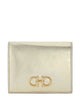 Ferragamo Gancini Laminated Leather Compact Wallet