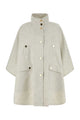 Max Mara Chalk Jacquard Cape