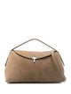 Toteme T-Lock Top Handle Purse - - Leather - Brown