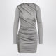 The Attico Draped Grey Mini Dress