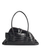 The Attico La Passeggiata Small' 'Coffee' Leather Bag