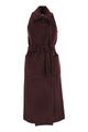 Max Mara Burgundy Eco Fut Abbozzi1234 Vest