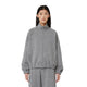 Max Mara Melange Grey Wool Blend Frine Oversize Sweatshirt