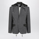 Sacai Grey/Khaki Wool And Nylon Jacket