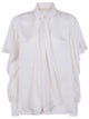 Sacai Sacai Satin Ecru Shirt