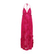 Dries Van Noten Fuchsia Drina Viscose Midi Dress