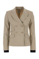 Max Mara Sand Wool Blend Placido Blazer
