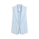 Max Mara Sportmax Light Blue Maggio Viscose Gilet