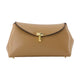 Toteme Mini T-Lock Clutch - - Leather - Brown