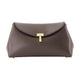 Toteme Mini T-Lock Clutch - - Leather - Black