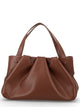 Themoirè Brown Recycled Shoulder Bag