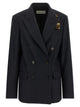 Dries Van Noten 'Barrysta' Double-Breasted Blazer With Embroidery