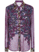 Dries Van Noten "Chevy" Chiffon Shirt