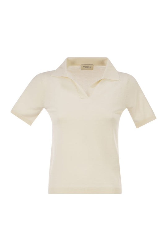 Weekend Max Mara Wkdroncolo - Polo Shirt In Silk And Cotton Yarn