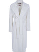 Max Mara Studio Cles Long Dressing Gown Coat In Wool, Cashmere And Silk