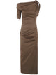 Jacquemus "La Robe Drapeado" Long Dress