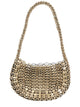 Paco Rabanne Gold Veau Acier Bos Taurus Handbag