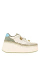Chloé White Leather Nama Sneakers