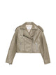 Yves Salomon Sauge Lamb Silk Polyester Jacket