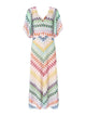 Missoni White Viscose Midi Dress
