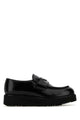 Prada Black Leather Loafers