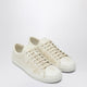 Prada Talc-Coloured Leather Sneakers