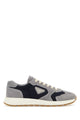 Prada Two-Tone Suede And Re-Nylon Prax Sneakers
