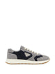 Prada Prax Grey Fabric Rubber Sneakers