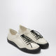 Prada Speedrock Sneakers In Ivory Renylon And Suede