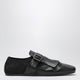 Prada Black Leather Shuffle Buckle Shoes