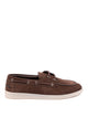 Prada Suede Boat Shoes