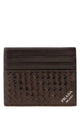 Prada Dark Brown Leather Card Holder