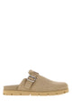 Prada Sand Suede Slippers