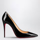 Christian Louboutin Black Patent Leather Décollette