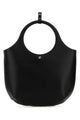 Courregès Black Leather Medium Holy Handbag