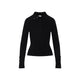 Courregès Black Viscose Blend Polo Shirt